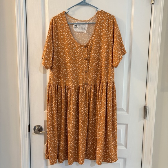 Farmhouse Frocks Dresses & Skirts - AMISH MADE Farmhouse Frocks Dress Size Large Fit And Flare Cottage Core